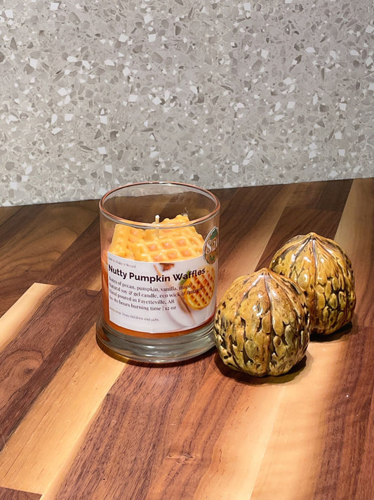 Nutty Pumpkin Waffles