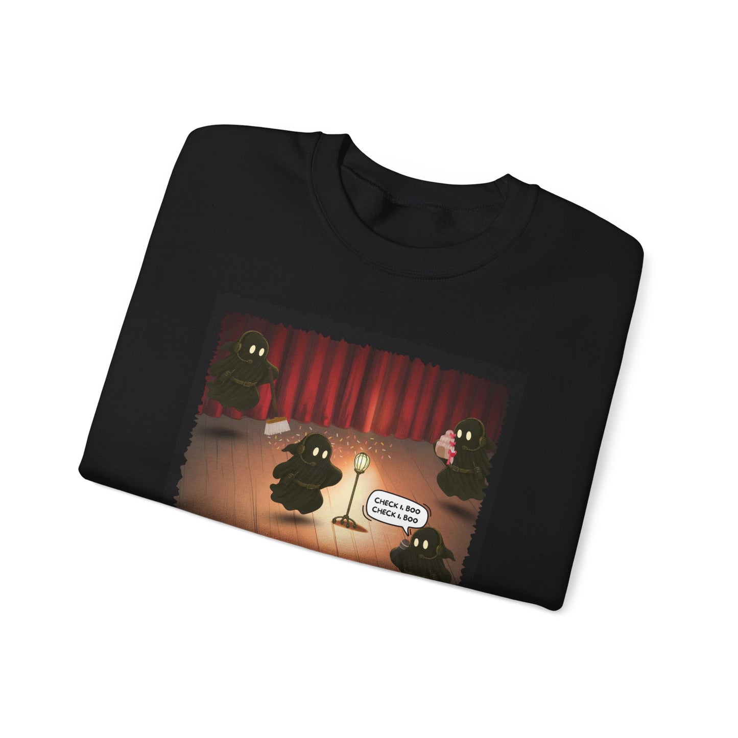 Ghost Light Crew Unisex Gildan Sweatshirt