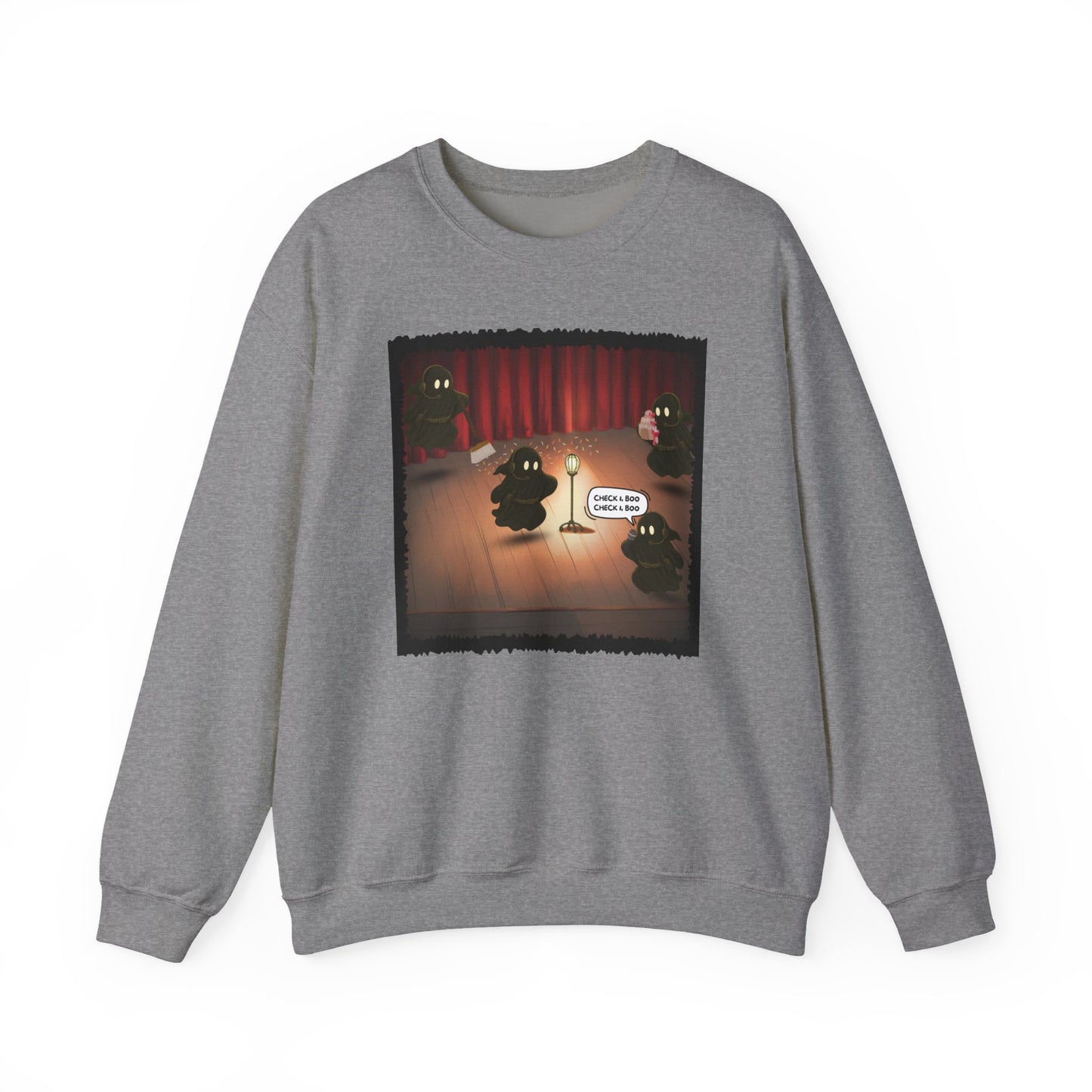 Ghost Light Crew Unisex Gildan Sweatshirt