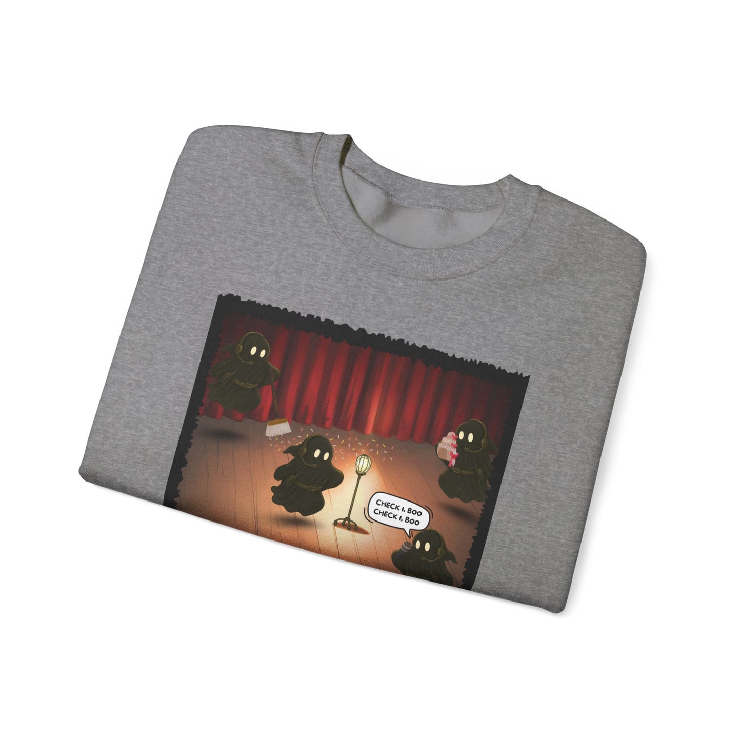 Ghost Light Crew Unisex Gildan Sweatshirt