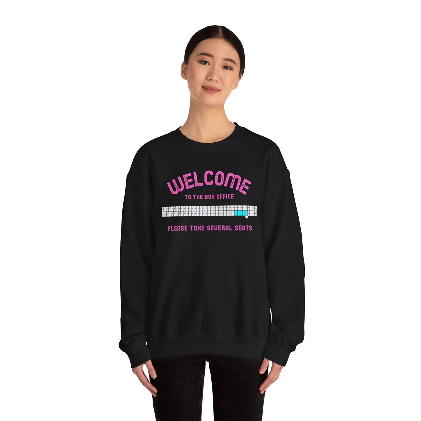 Welcome to the Box Office Gildan Sweatshirt