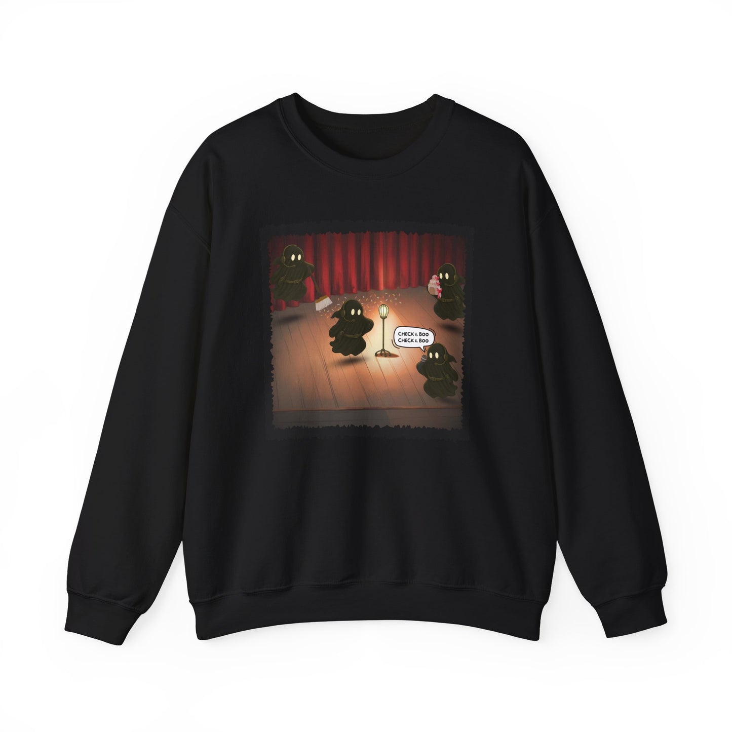 Ghost Light Crew Unisex Gildan Sweatshirt