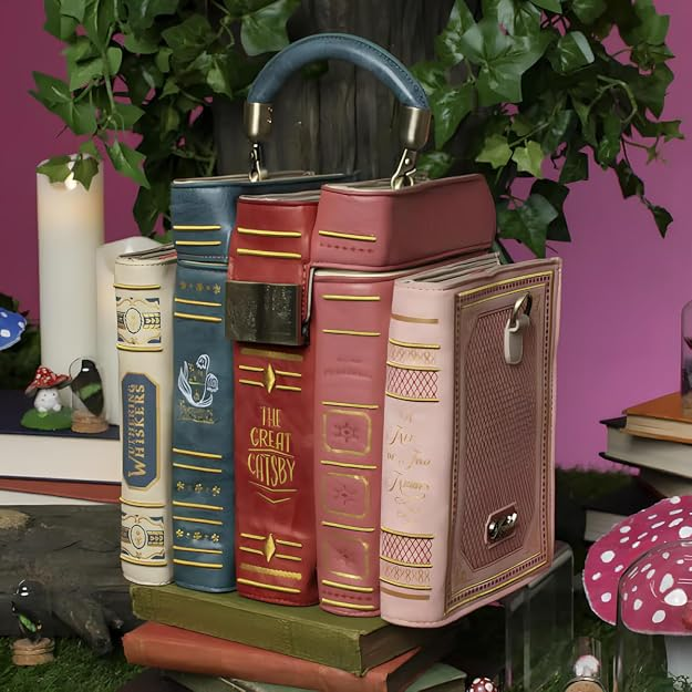 Library Stack Crossbody Bag