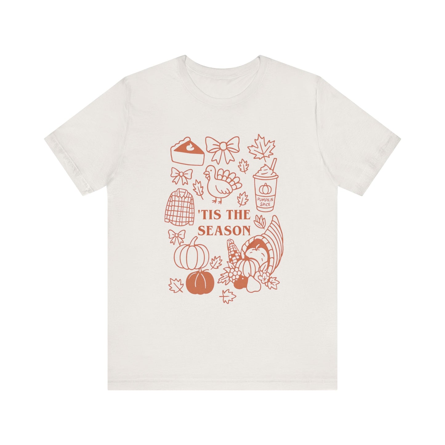 Autumn Doodle Collage Bella Canvas TShirt