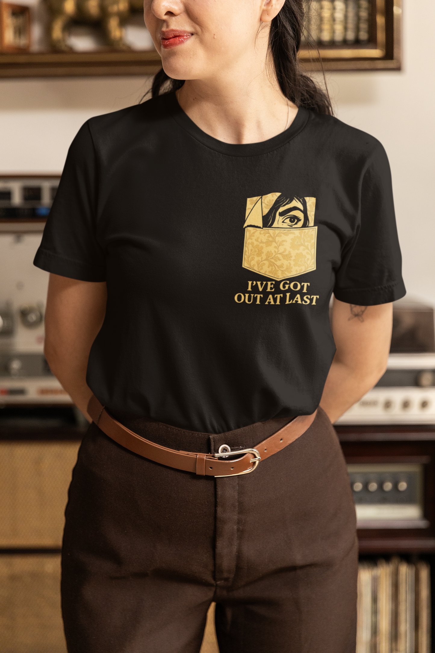 I've Got Out at Last TShirt, feminist book lovers, womens literary quotes shirt, Feminist Book Gift, Yellow Wallpaper, English Teacher