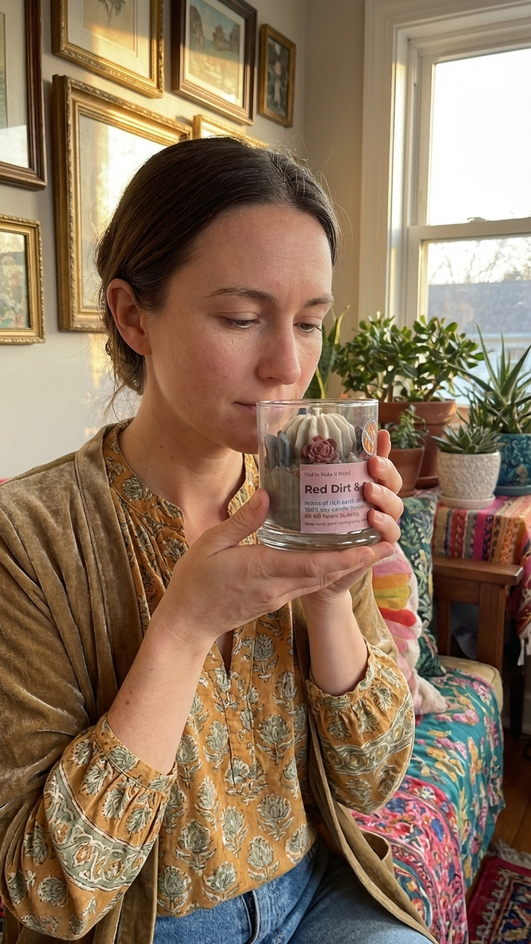 Red Dirt & Rose Rock Candle