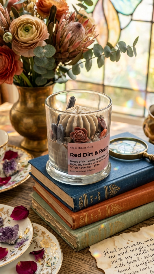 Red Dirt & Rose Rock Candle