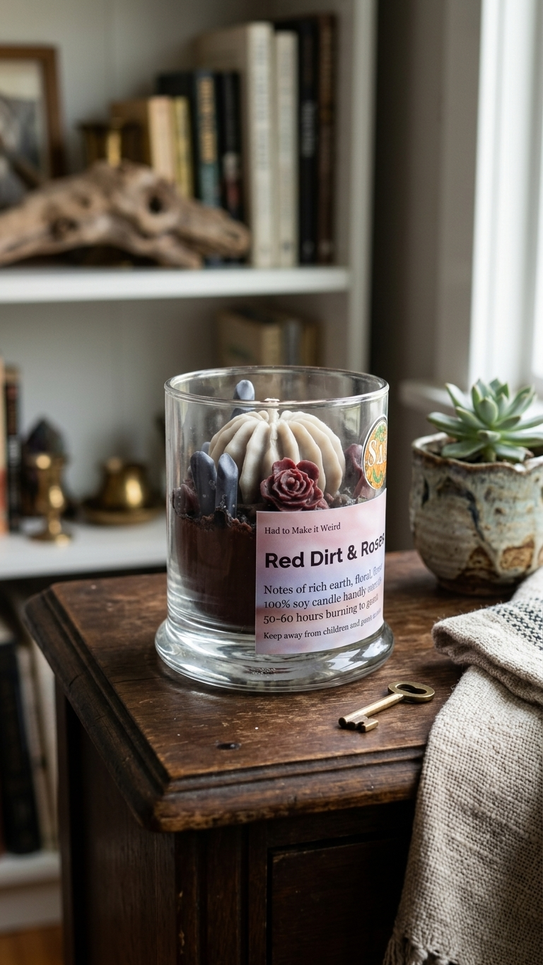 Red Dirt & Rose Rock Candle