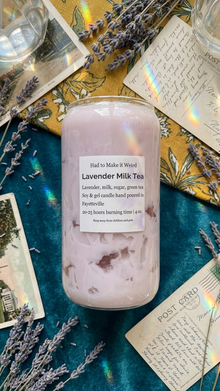 Lavender Milk Tea Candle