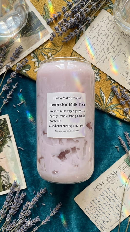 Lavender Milk Tea Candle