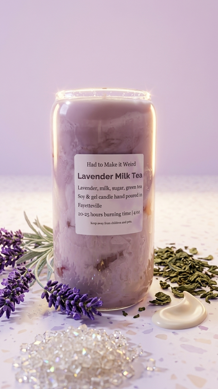 Lavender Milk Tea Candle