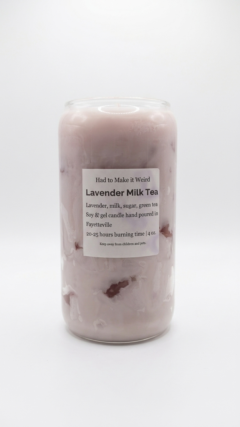 Lavender Milk Tea Candle