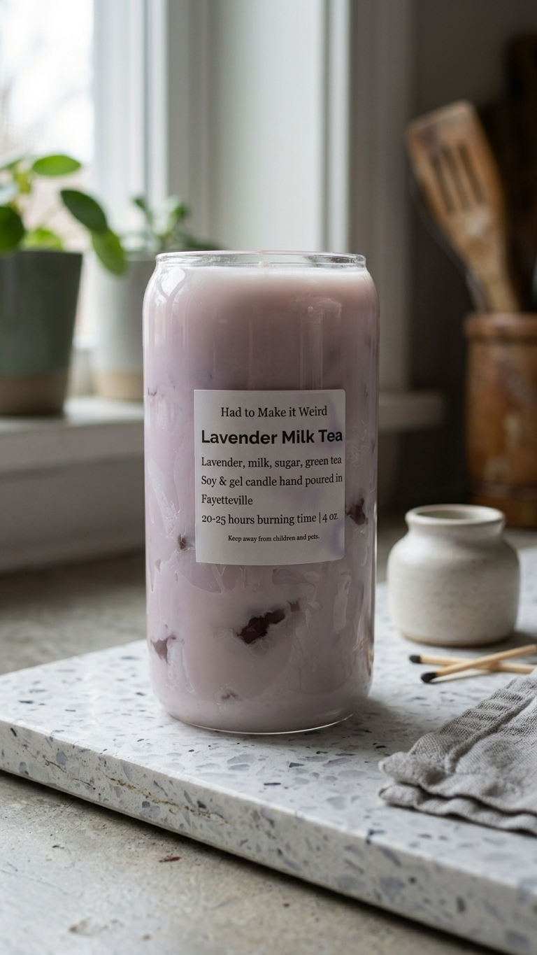Lavender Milk Tea Candle
