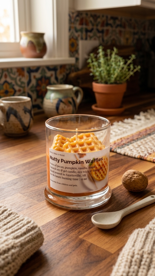 Nutty Pumpkin Waffles